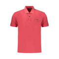 Red Cotton Men's Polo Shirt
