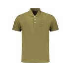 Green Cotton Men's Polo Shirt