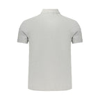 Gray Cotton Men's Polo Shirt