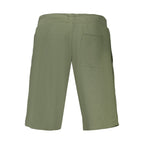 Green Cotton Menswear Pant