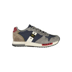 Blue Polyurethane Men's Sneaker