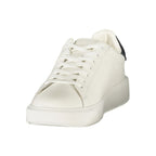 White Polyurethane Men's Sneaker