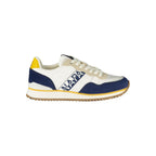 White Polyester Men's Sneaker