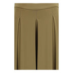 Bicolor Viscose Casual Pants