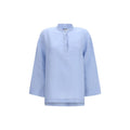 Blue Linen Dress Shirt