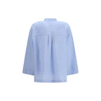 Blue Linen Dress Shirt