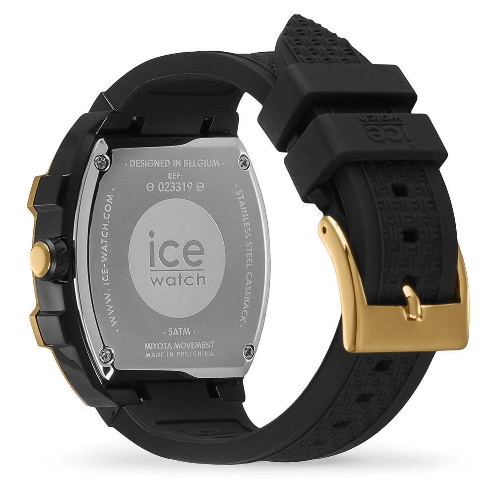 Black Synthetic Dress Watch