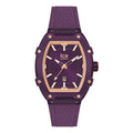 Purple Synthetic Dress Watch