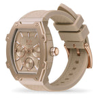 Black Synthetic Dress Watch