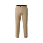 Beige Polyester Two-Piece Suit