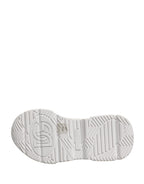 White Leather Daymaster Low Top Sneakers Shoes