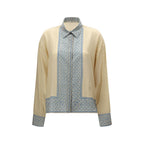 Beige Silk Shirt
