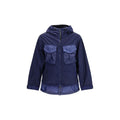 Blue Polyamide Shell Jacket