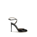 Black Calf Leather Bos Taurus High Heel Pumps