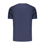 Blue Cotton Men's T-Shirt