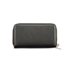 Black Polyurethane Women's Wallet