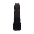 Blue Polyamide Cocktail Dress