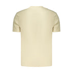Beige Cotton Mens T-Shirt