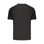 Black Cotton Men's T-Shirt
