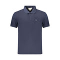 Blue Cotton Men's Polo Shirt