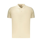 Beige Cotton Men's Polo