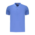 Blue Cotton Men's Polo Shirt