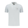 Light Blue Cotton Men's Polo