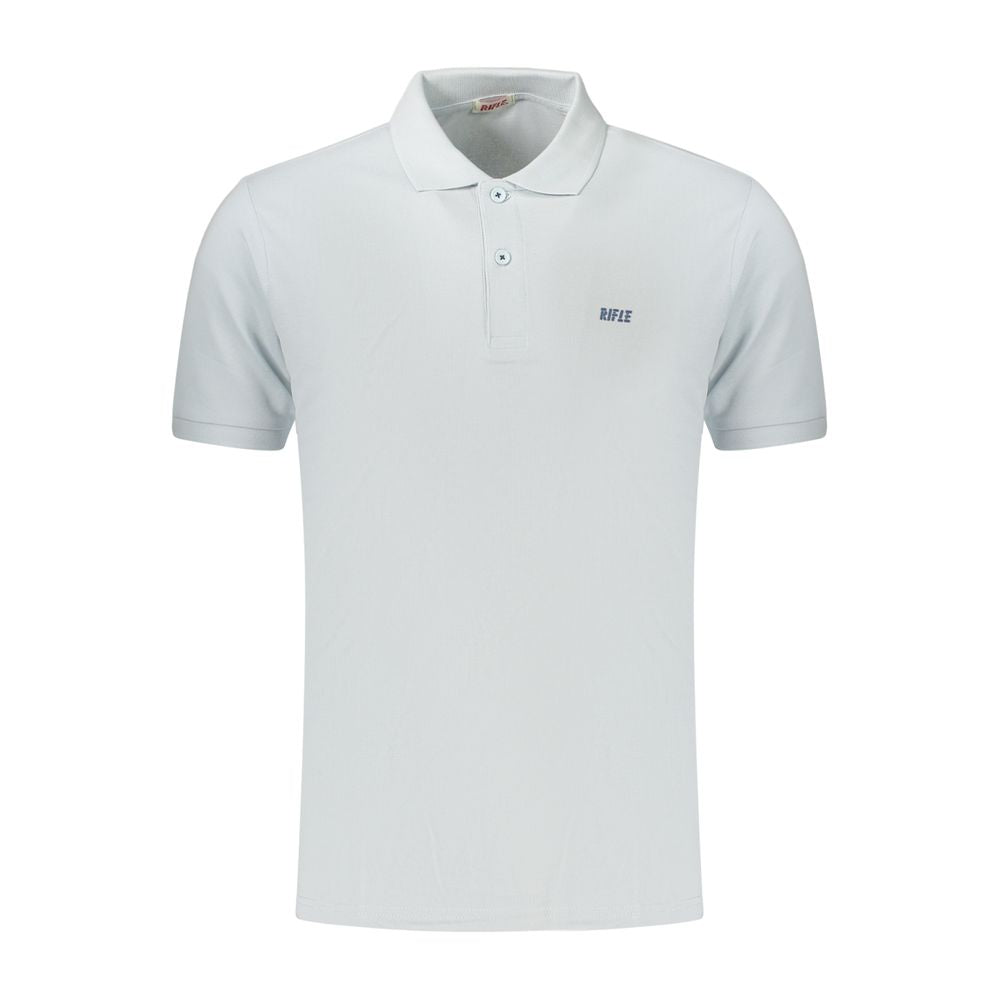 Light Blue Cotton Men's Polo