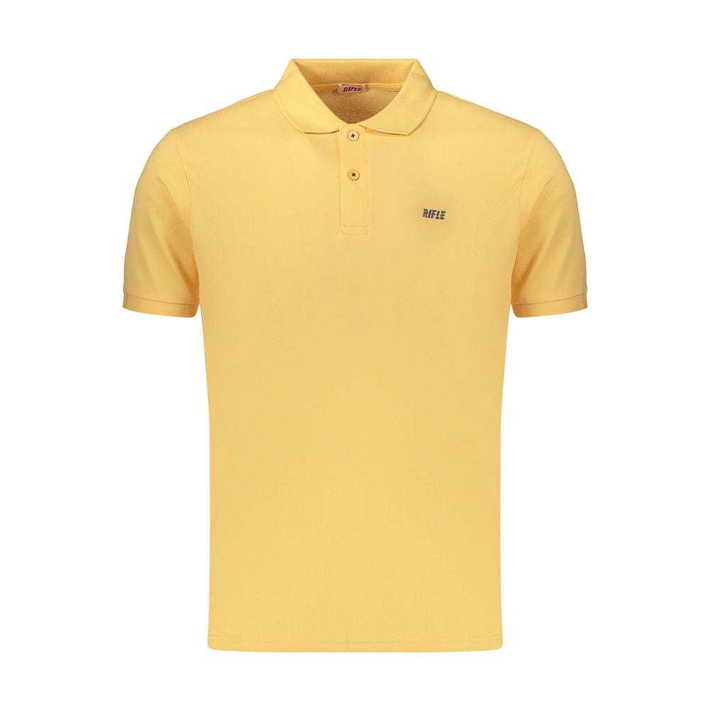 Orange Baumwoll-Poloshirt für Herren