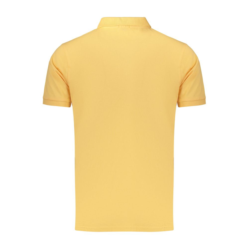 Orange Baumwoll-Poloshirt für Herren
