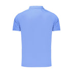 Blue Cotton Men's Polo Shirt
