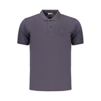 Blue Cotton Men's Polo