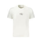 White Cotton Men's T-Shirt