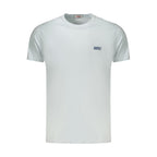 Hellblaues Baumwoll-Herren-T-Shirt