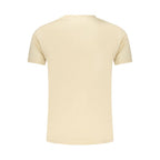 Beige Cotton Men's T-Shirt