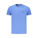 Blue Cotton Men's T-Shirt