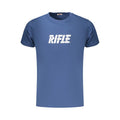 Blue Cotton Men's T-Shirt