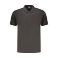 Black Cotton Men's Polo