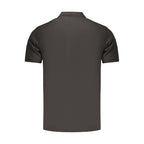 Black Cotton Men's Polo