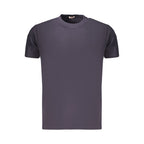 Blue Cotton Men's T-Shirt