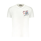 Weißes Herren-T-Shirt aus Baumwolle
