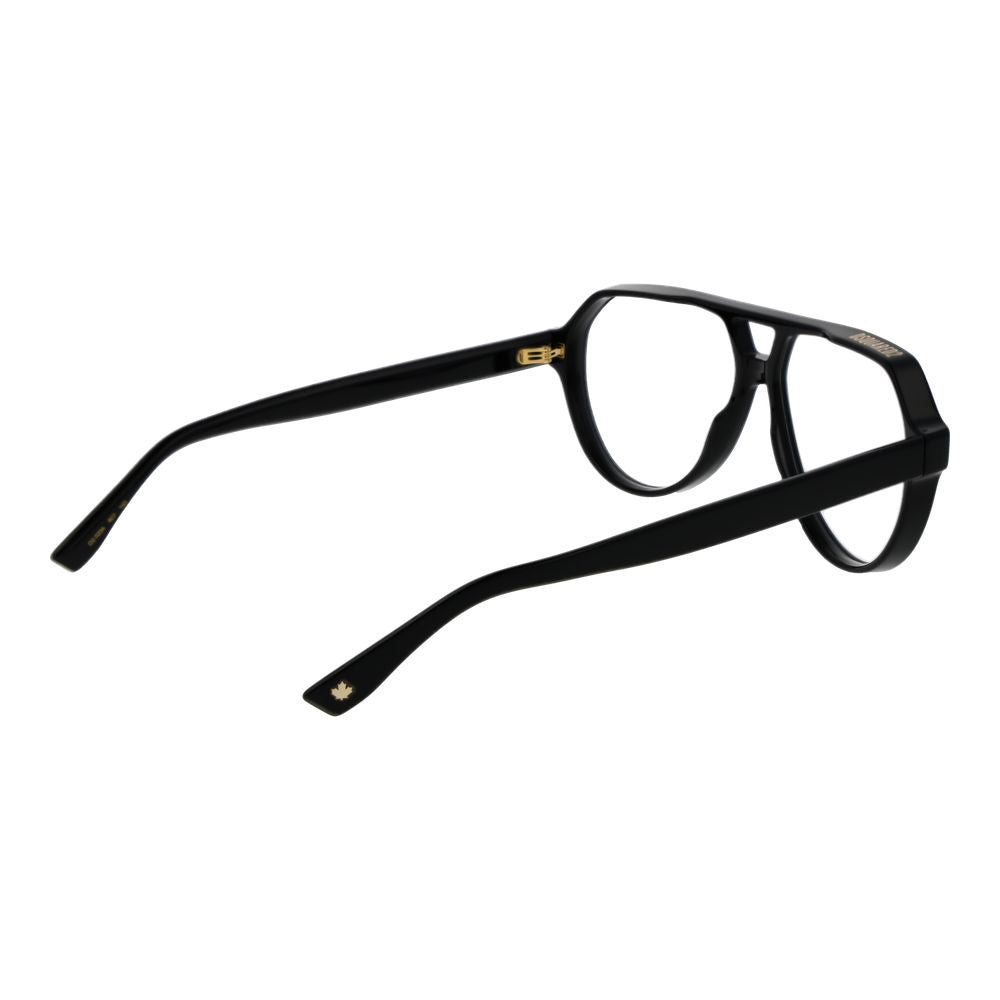 Schwarze Acetatbrille (Gestell)