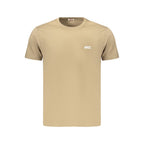 Brown Cotton Men's T-Shirt
