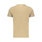 Brown Cotton Men's T-Shirt