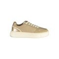 Beige Polyurethane Women's Sneaker