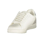"Weißer Polyurethan-Sneaker für Damen"