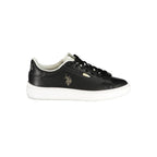 Schwarzer Sneaker aus Polyurethan für Damen