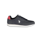 Blue Polyurethane Men's Sneaker