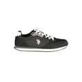 Schwarzer Herren-Sneaker aus Polyurethan
