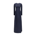 Blue Copper Casual Dress